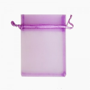 純色紗袋 (粉紫色)-K
